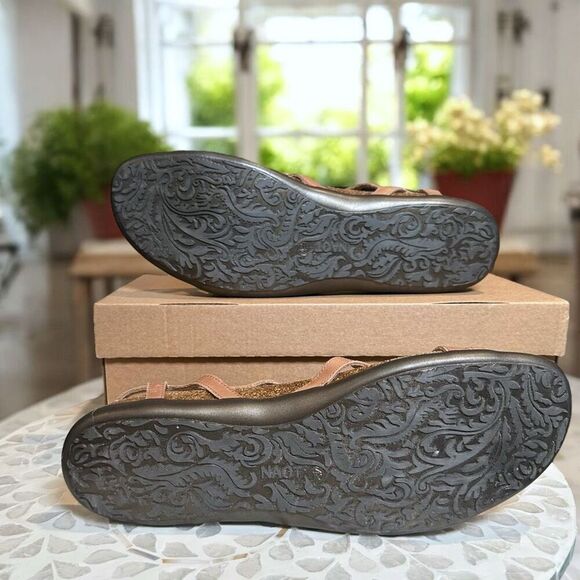 NEW Naot Dorith Supportive Leather Strappy Sandals Flats Women’s Size 42 US 11 - Picture 11 of 14